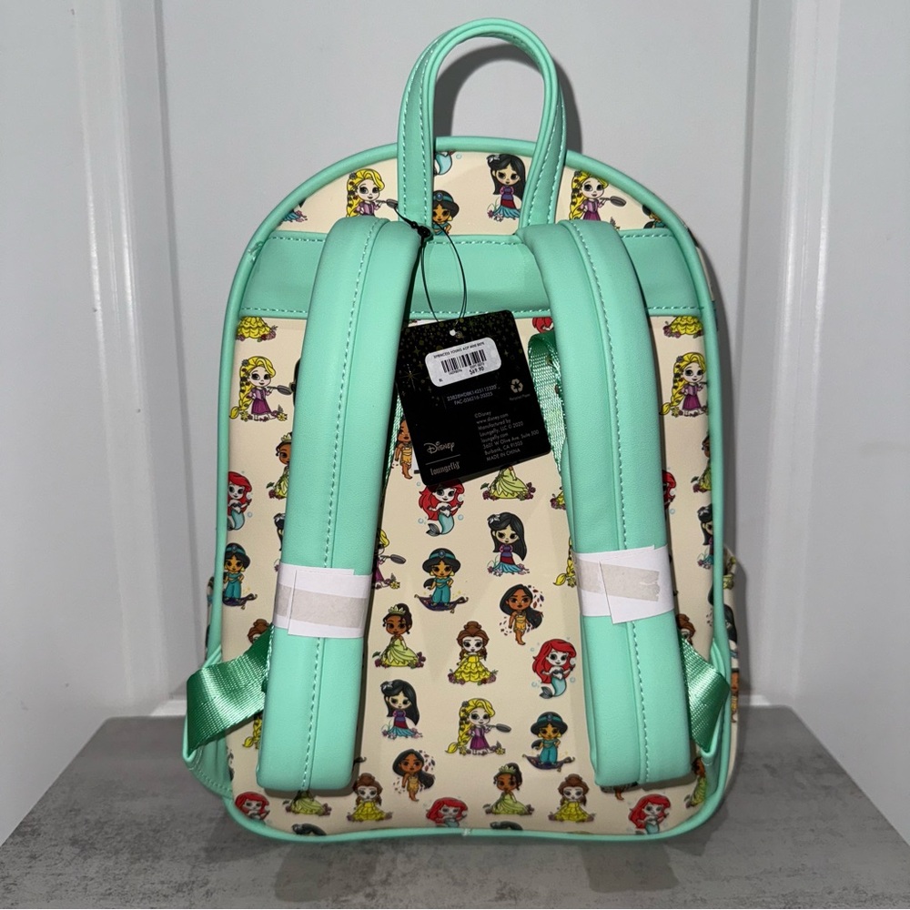 Disney Loungefly Young Princess AOP Backpack - Picture 3 of 6